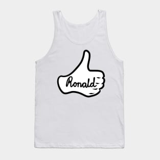 Men name Ronald Tank Top